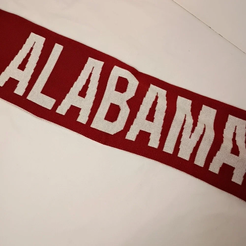 Nike Scarf‎ Unisex ALABAMA CRIMSON TIDE Red White Winter 61